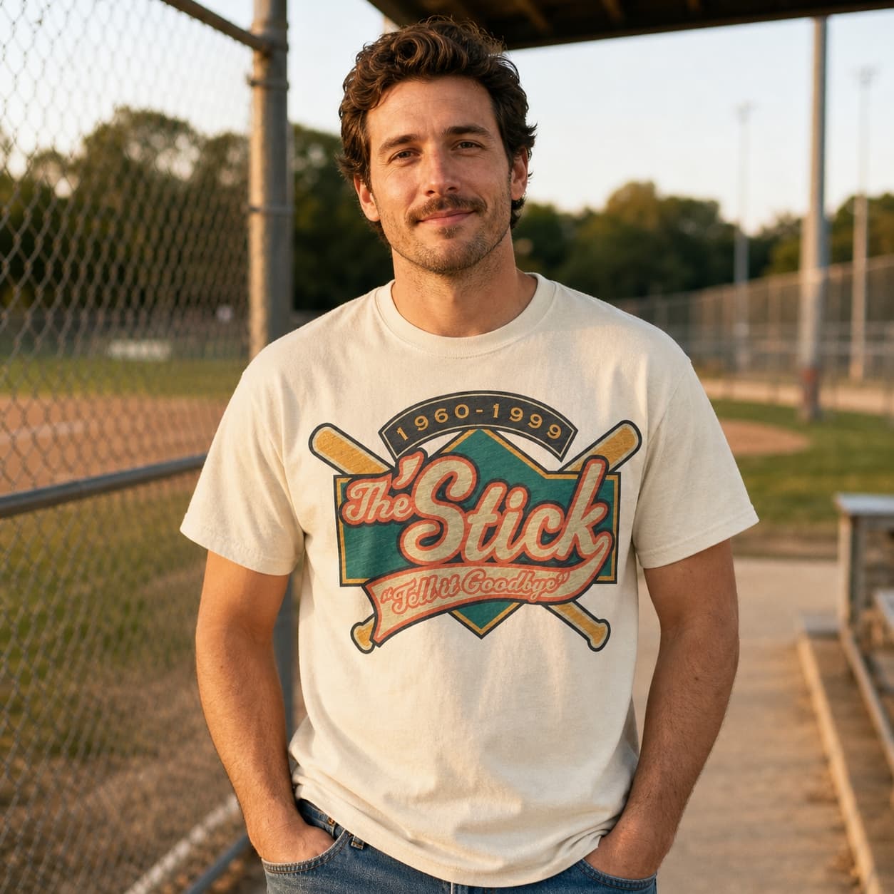 San Francisco Giants Vintage Candlestick Park Baseball 1999 Artwork Shirt