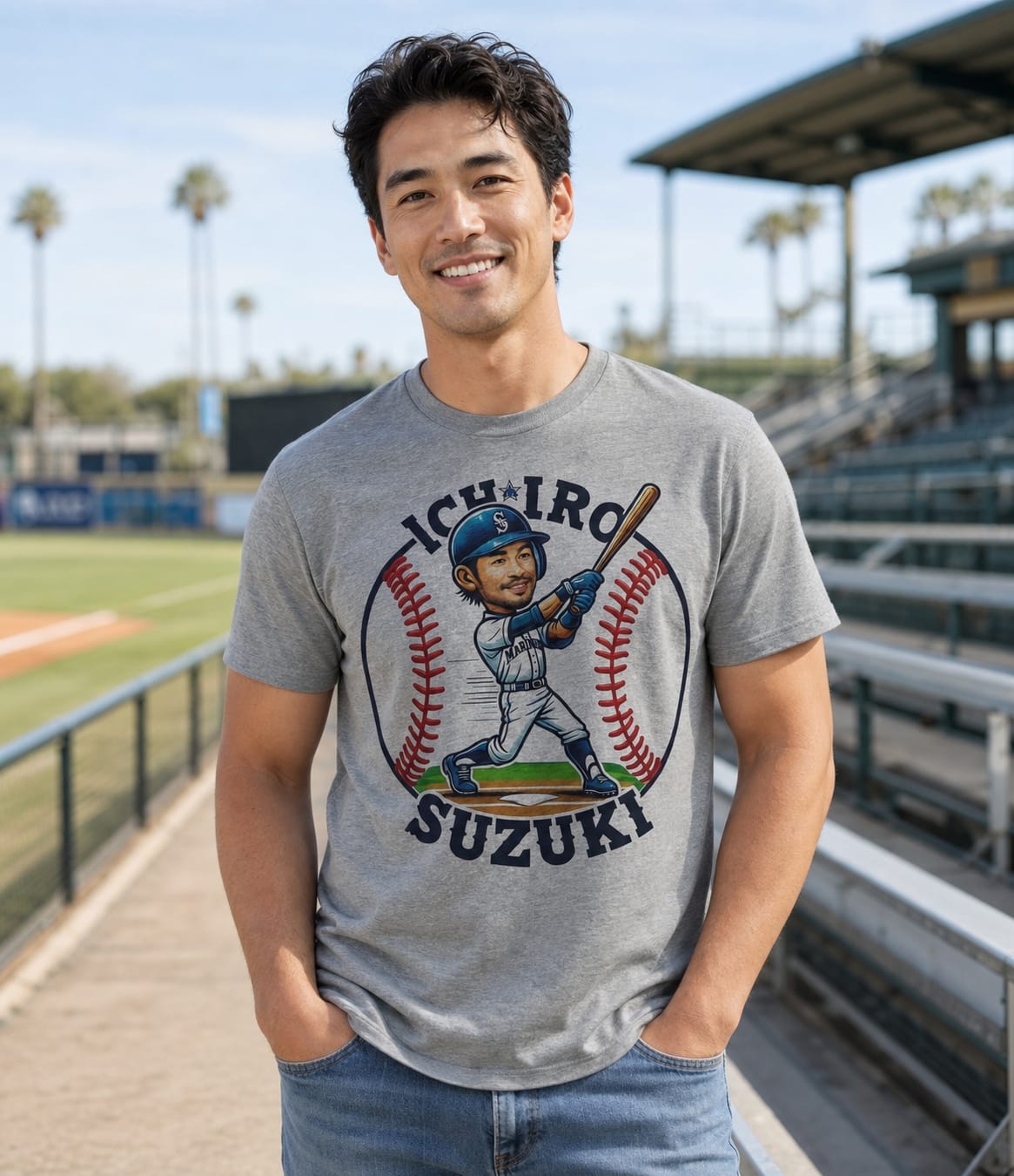 Seattle Mariners Ichiro Suzuki Exclusive Retro Baseball Artwork Shirt