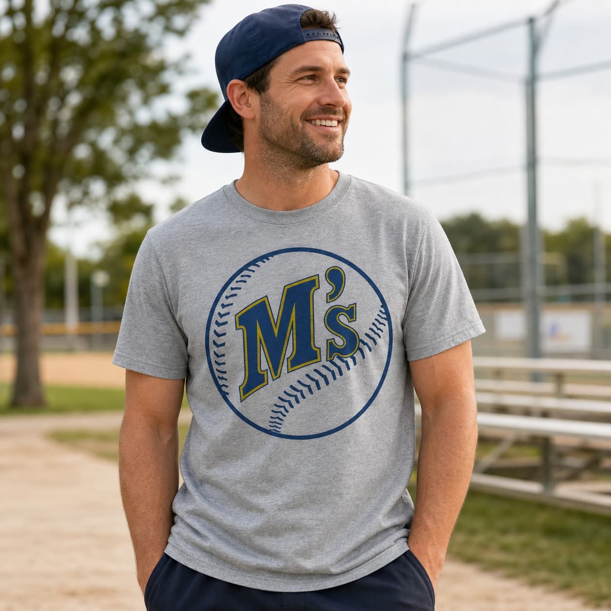 Seattle Mariners Retro Baseball 1987 Artwork Shirt