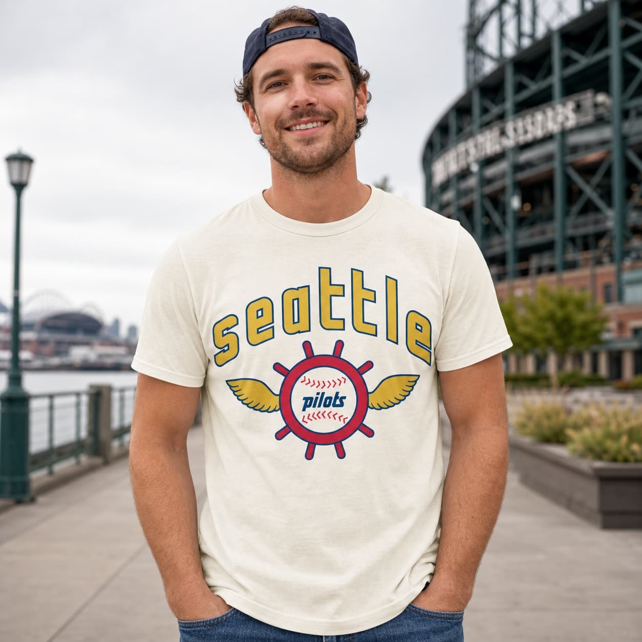 Seattle Pilots Vintage Baseball 1969 Artwork Shirt