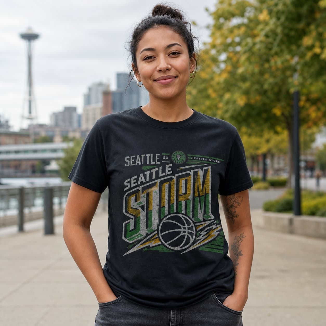 Seattle Storm Exclusive Retro Basketball Playoff Shirt