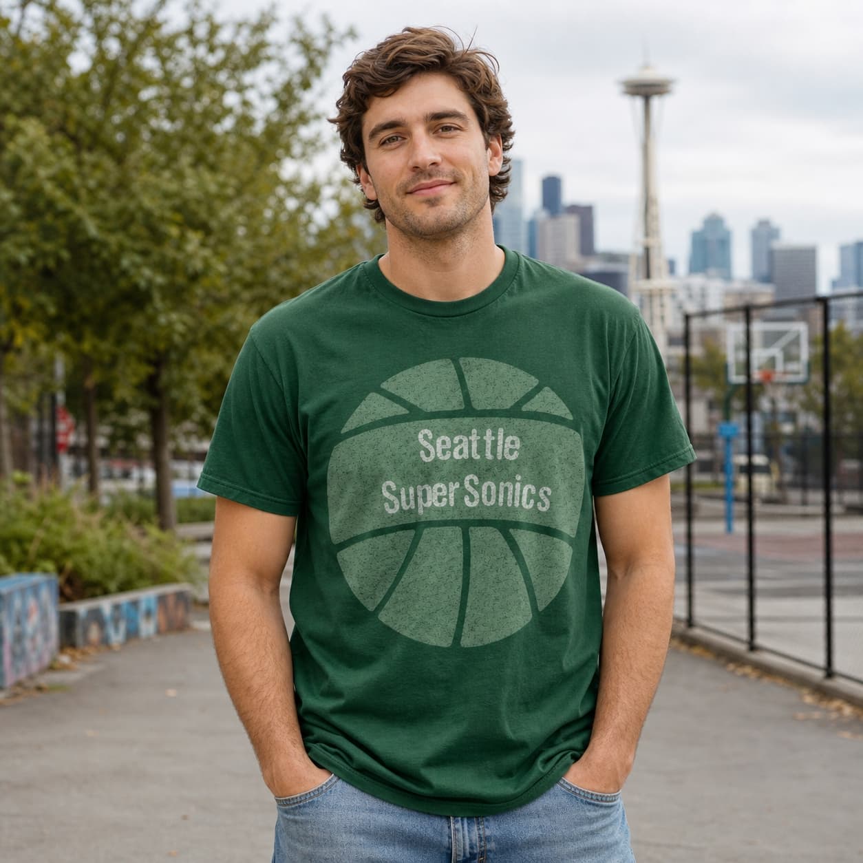 Seattle SuperSonics Retro Basketball 1970 Shirt