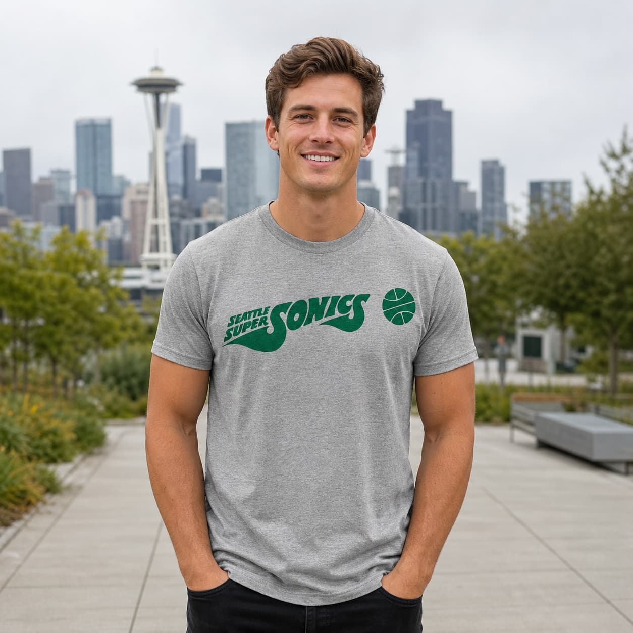 Seattle Supersonics Retro Basketball 1971 Shirt