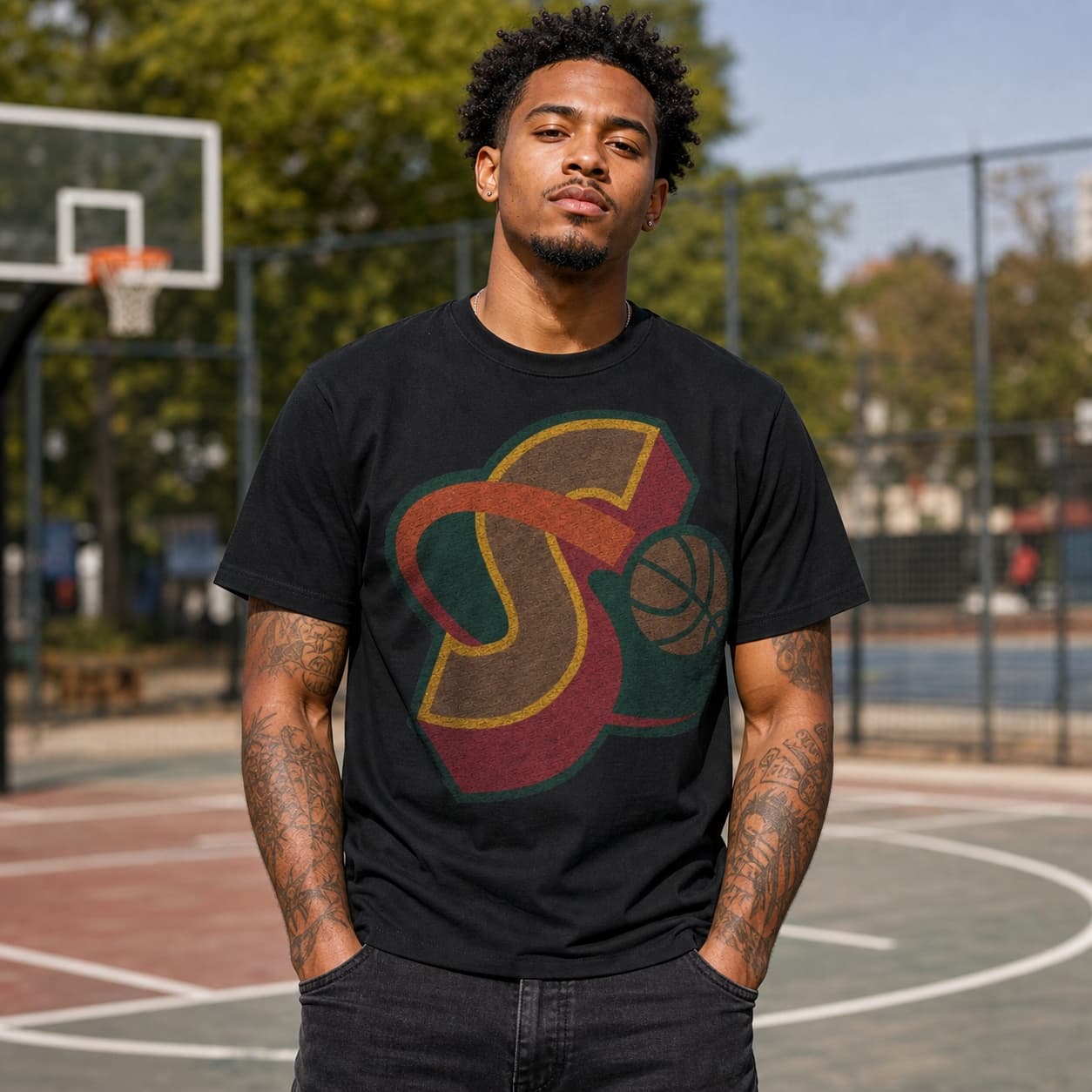 Seattle SuperSonics Retro Basketball 1997 Shirt