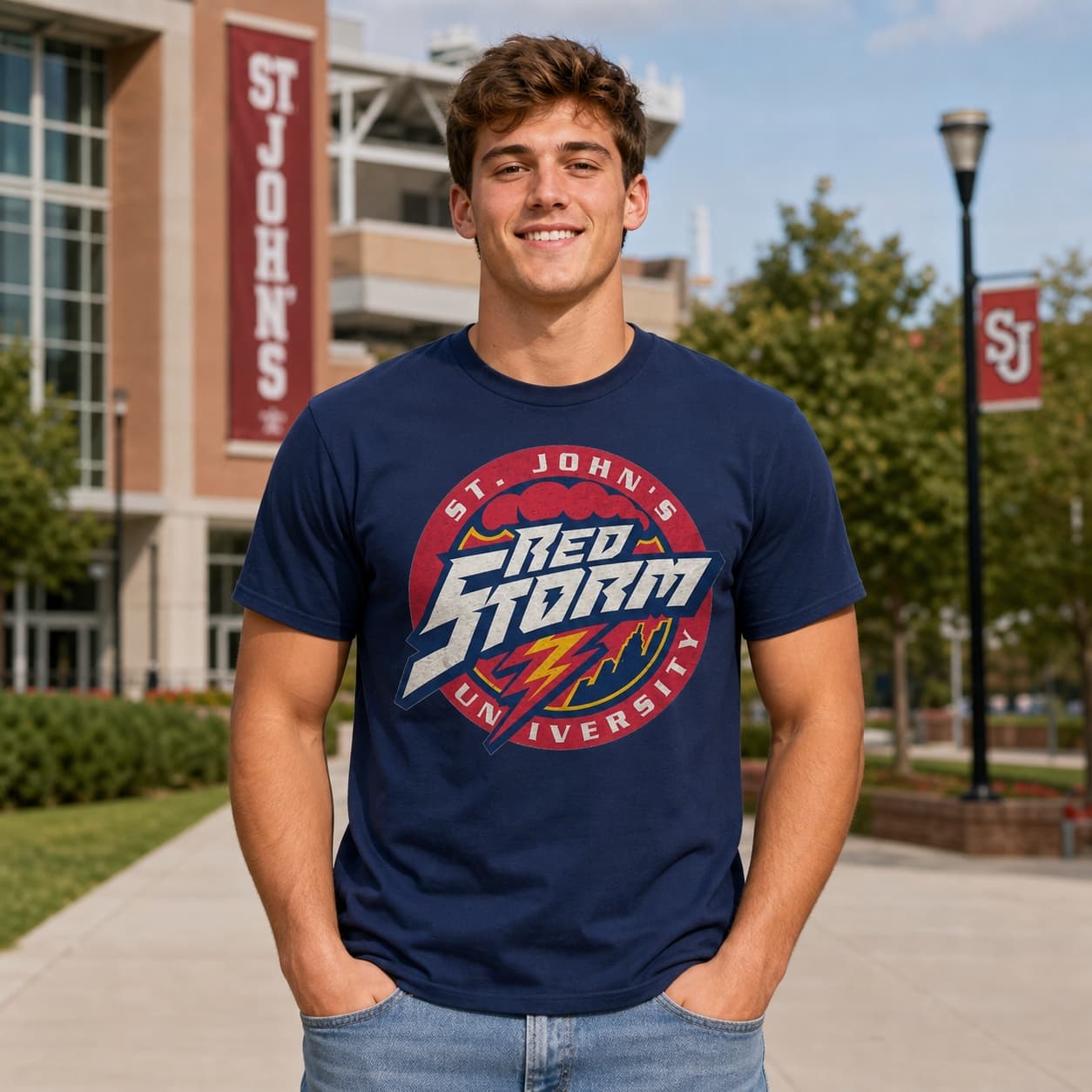St. John’s Red Storm Retro Basketball 1994 Shirt