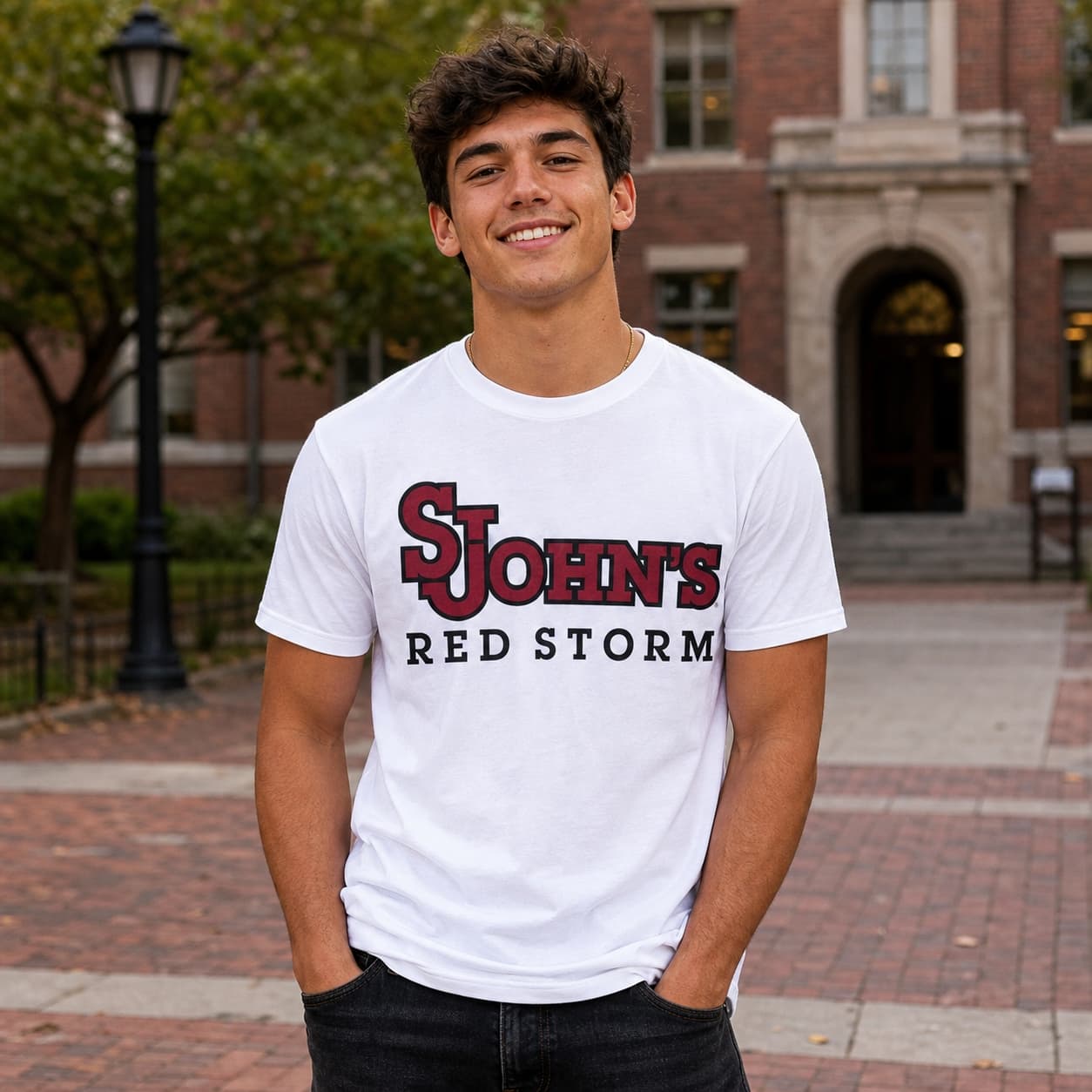 St. John’s Red Storm Retro Basketball Shirt