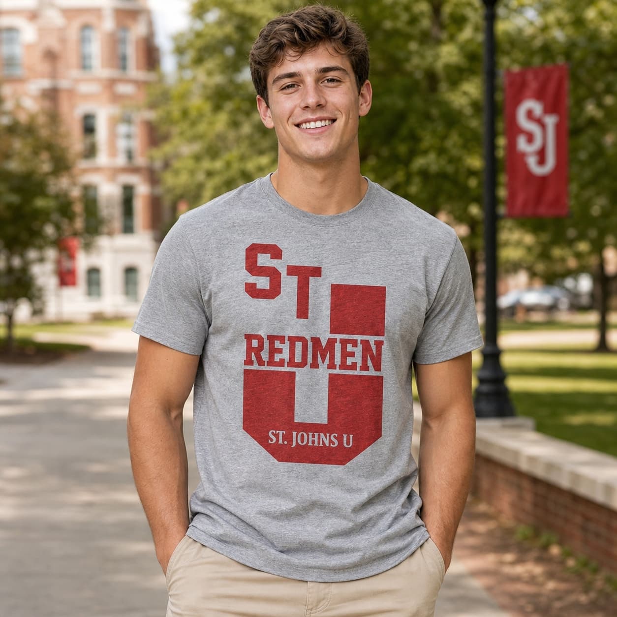 St. John’s Redmen 1965 Retro Basketball T-Shirt