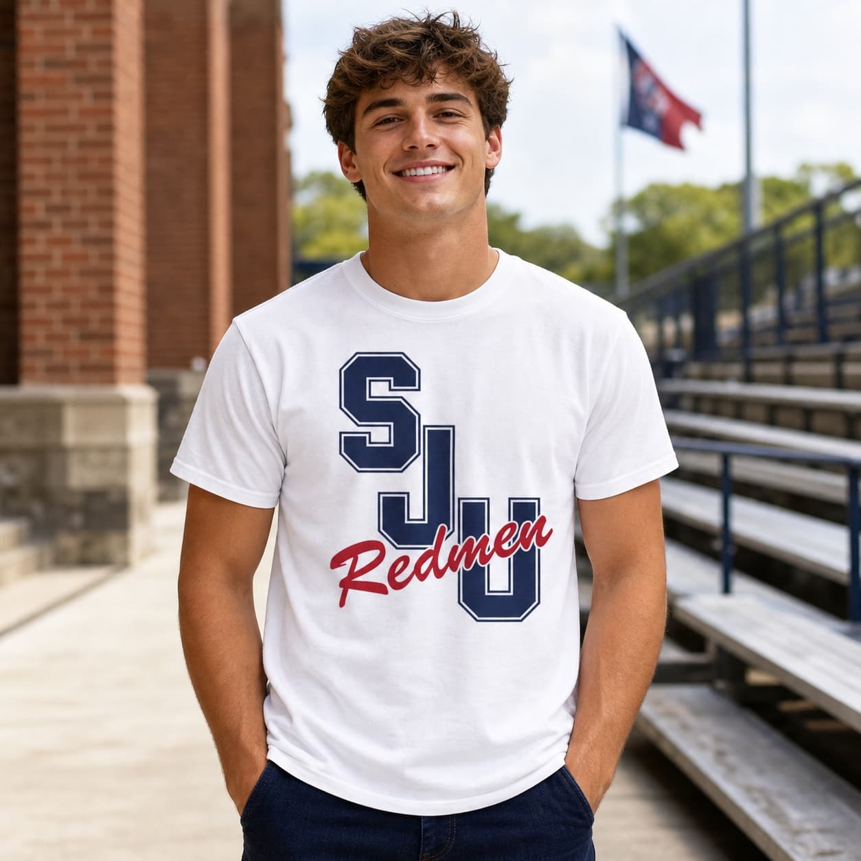 St. John’s Redmen Retro Basketball 1988 Shirt