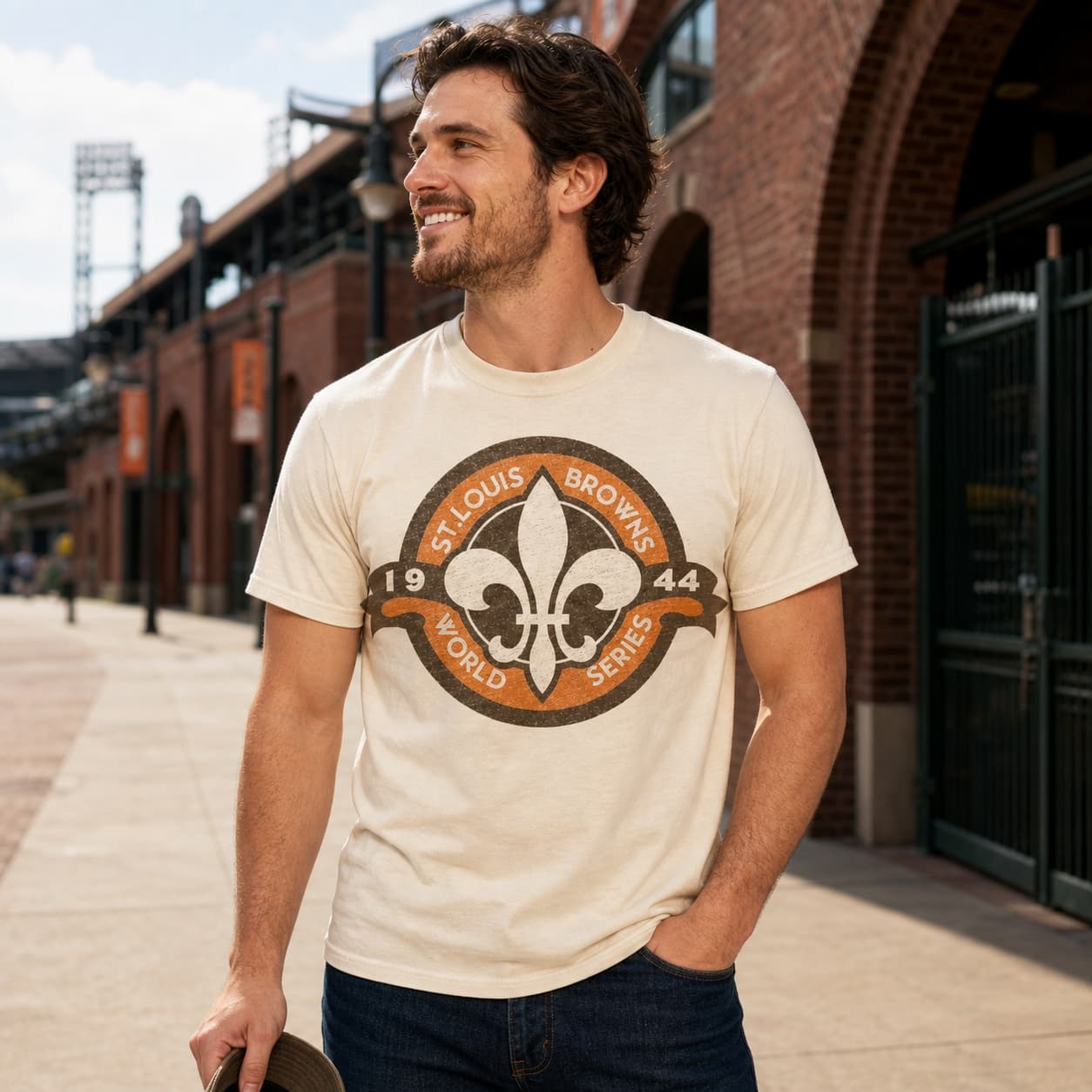 St. Louis Browns Retro World Series Baseball 1944 Artwork Shirt
