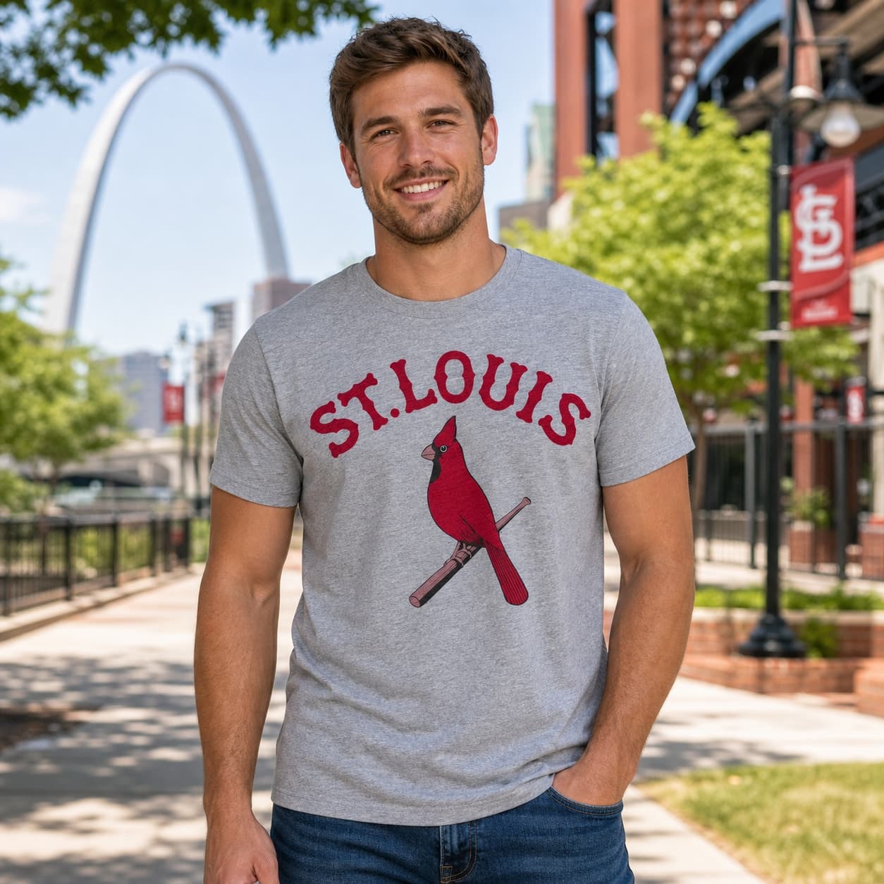 St. Louis Cardinals Retro Baseball 1927 Artwork Shirt