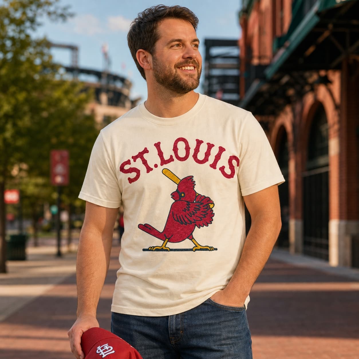 St. Louis Cardinals Retro Baseball 1956 Artwork Shirt