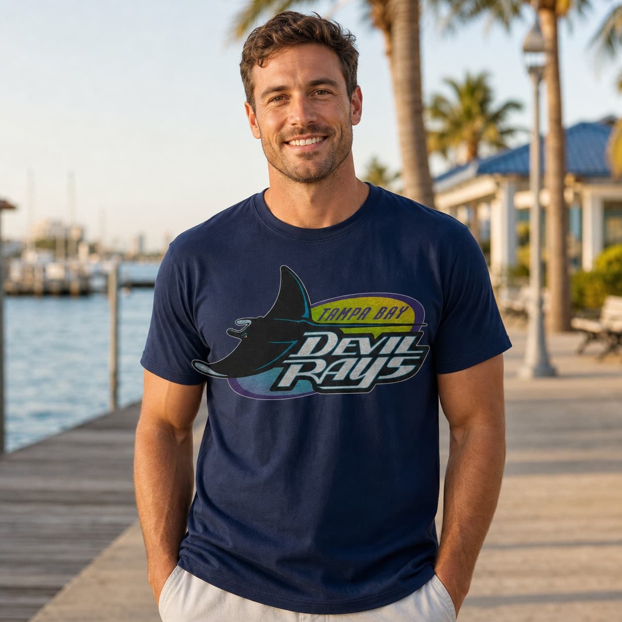 Tampa Bay Rays Retro Baseball 1989 Artwork Shirt