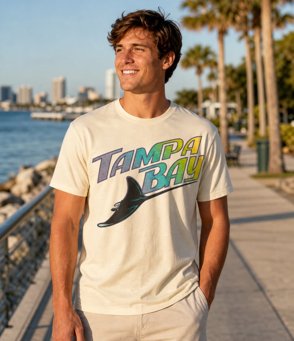 Tampa Bay Rays Retro Baseball 1998 Artwork Shirt