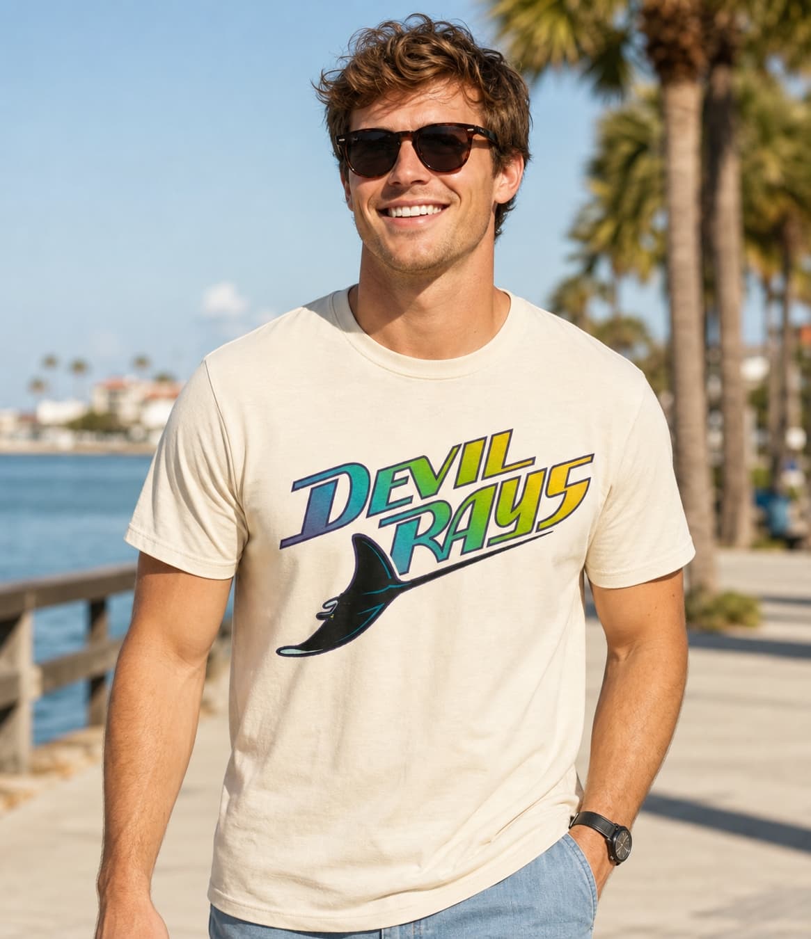Tampa Bay Rays Retro Baseball 1999 Artwork Shirt