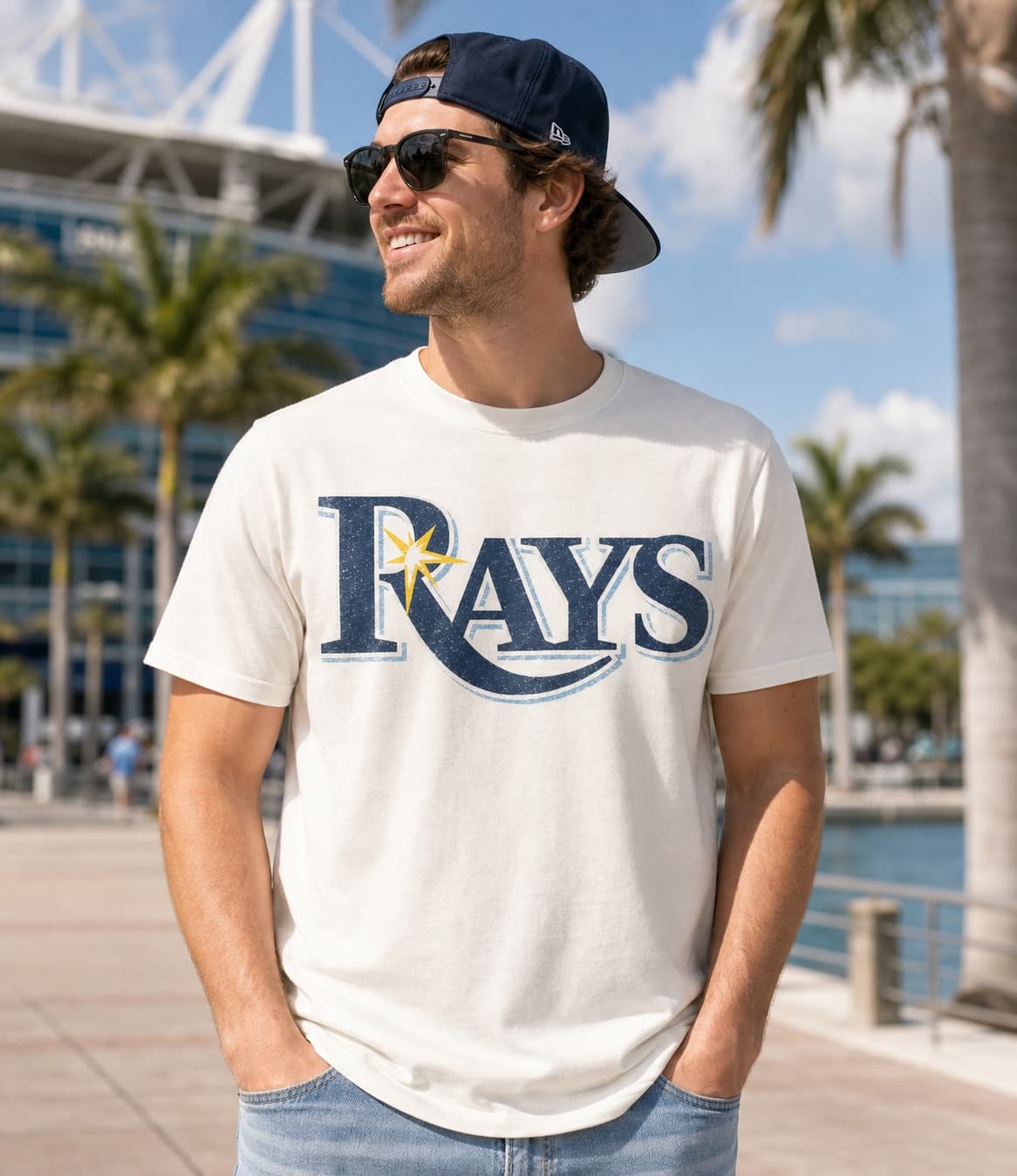 Tampa Bay Rays Retro Baseball 2006 Artwork Shirt