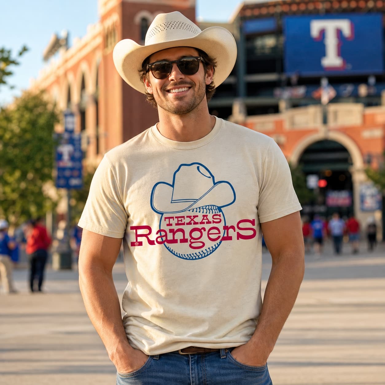 Texas Rangers Retro Baseball 1981 Artwork Shirt