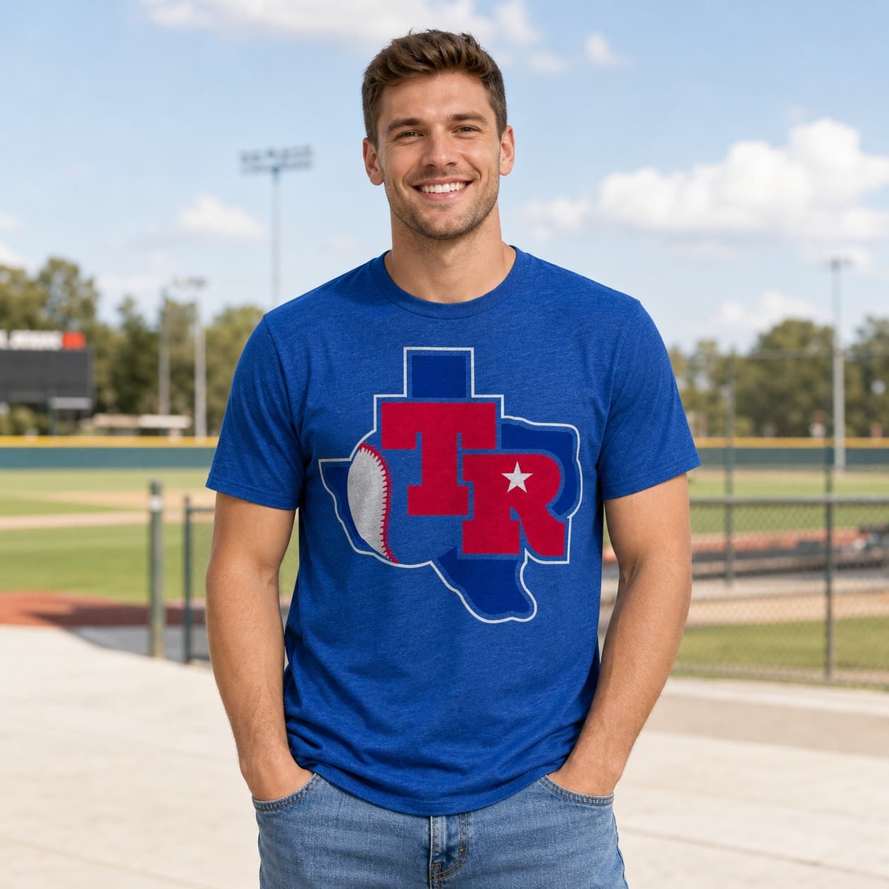 Texas Rangers Retro Baseball 1982 Artwork Shirt