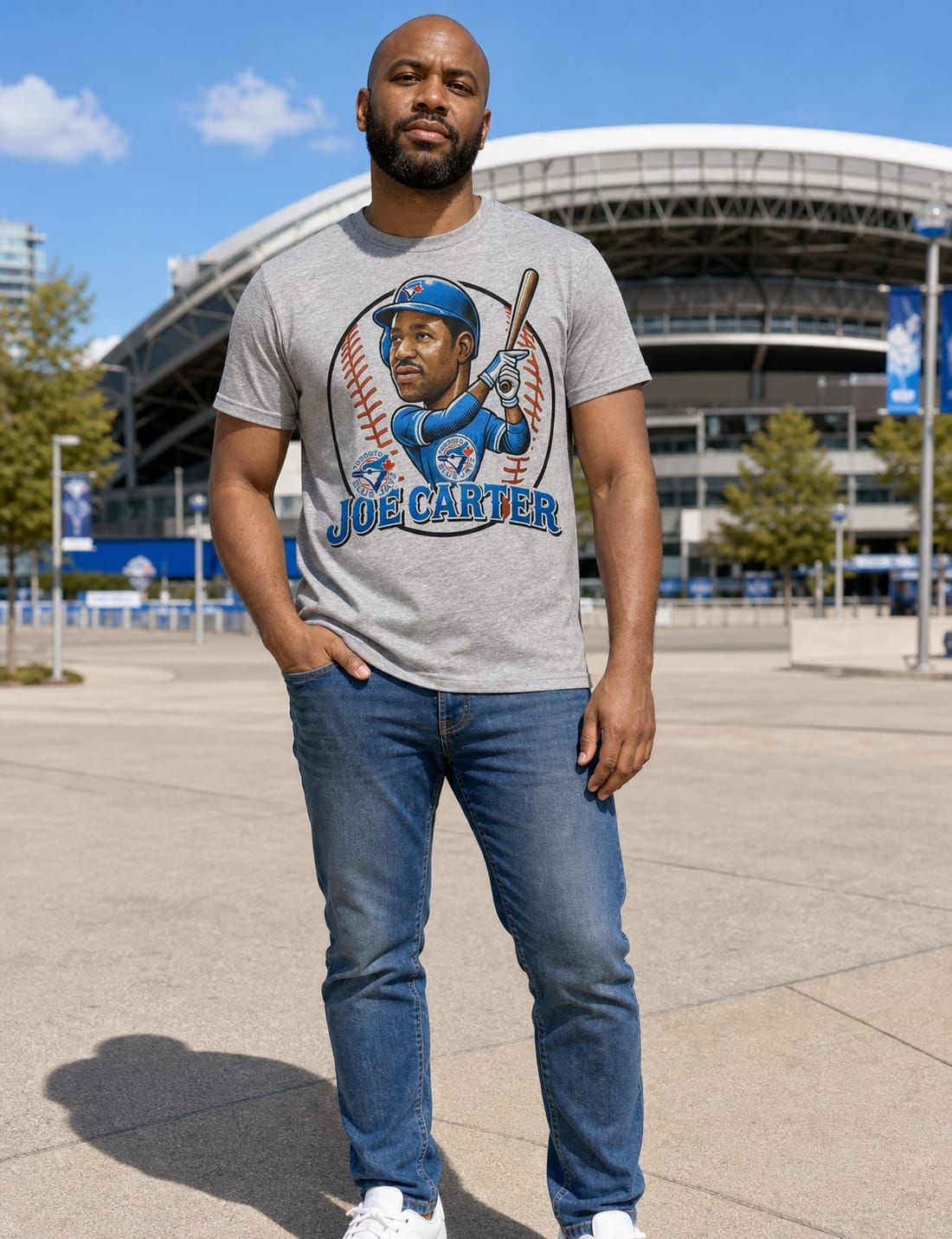 Toronto Blue Jays Joe Carter HR Exclusive Retro Baseball Artwork Shirt