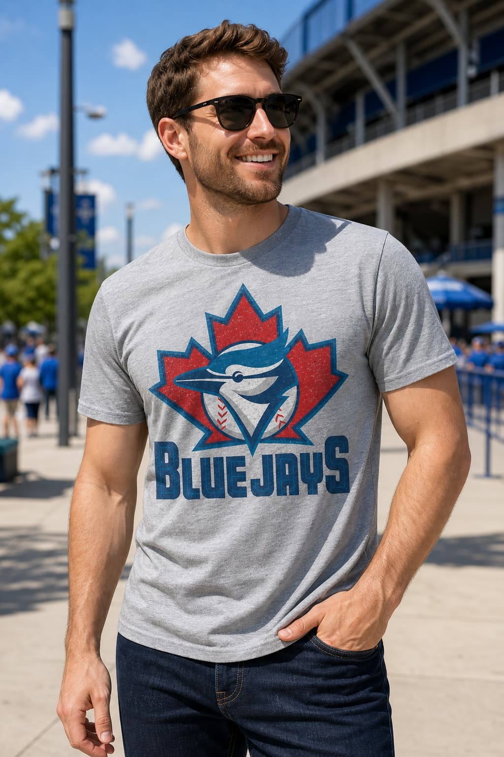 Toronto Blue Jays Retro Baseball 1997 Artwork Shirt