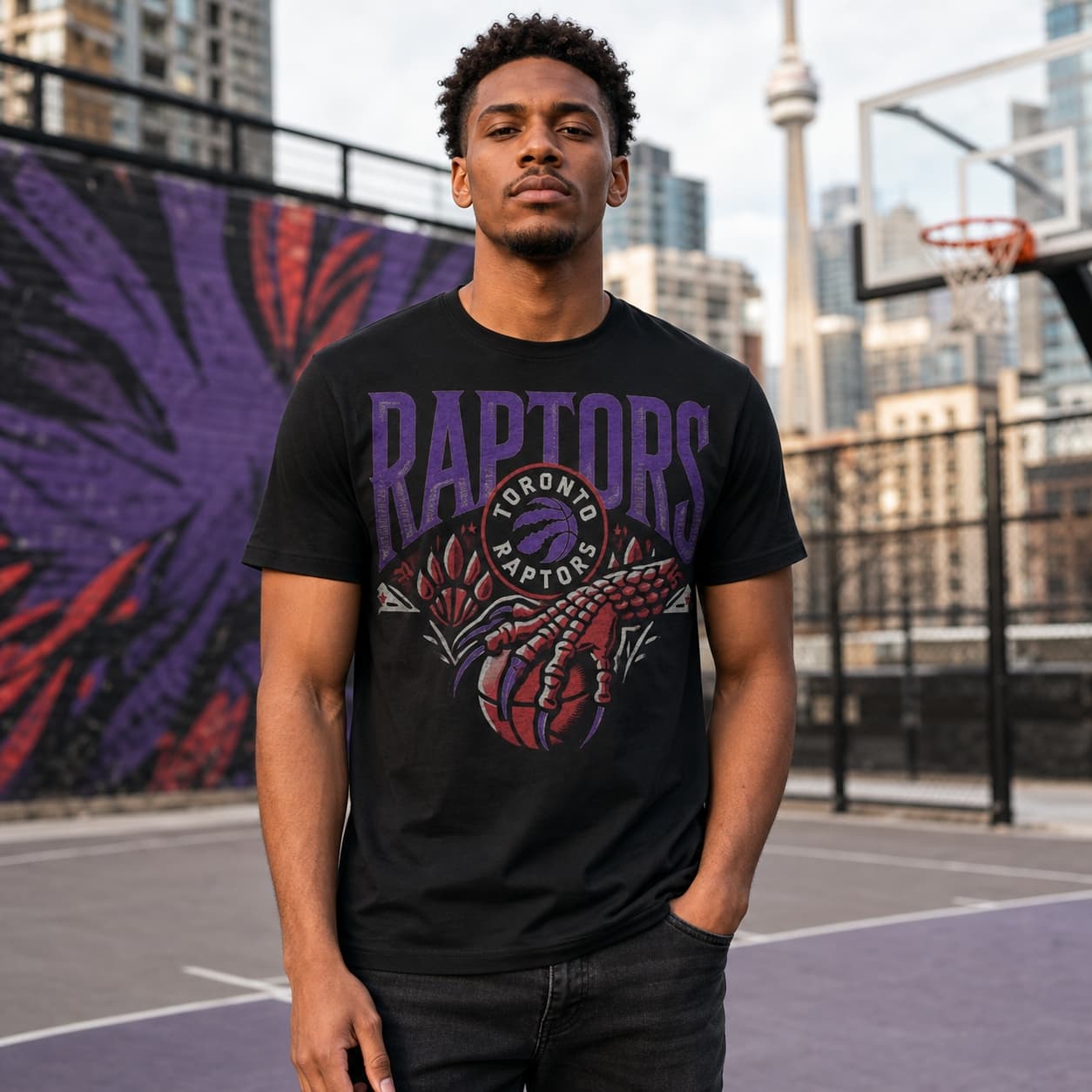 Toronto Raptors Exclusive Retro Pro Basketball Shirt