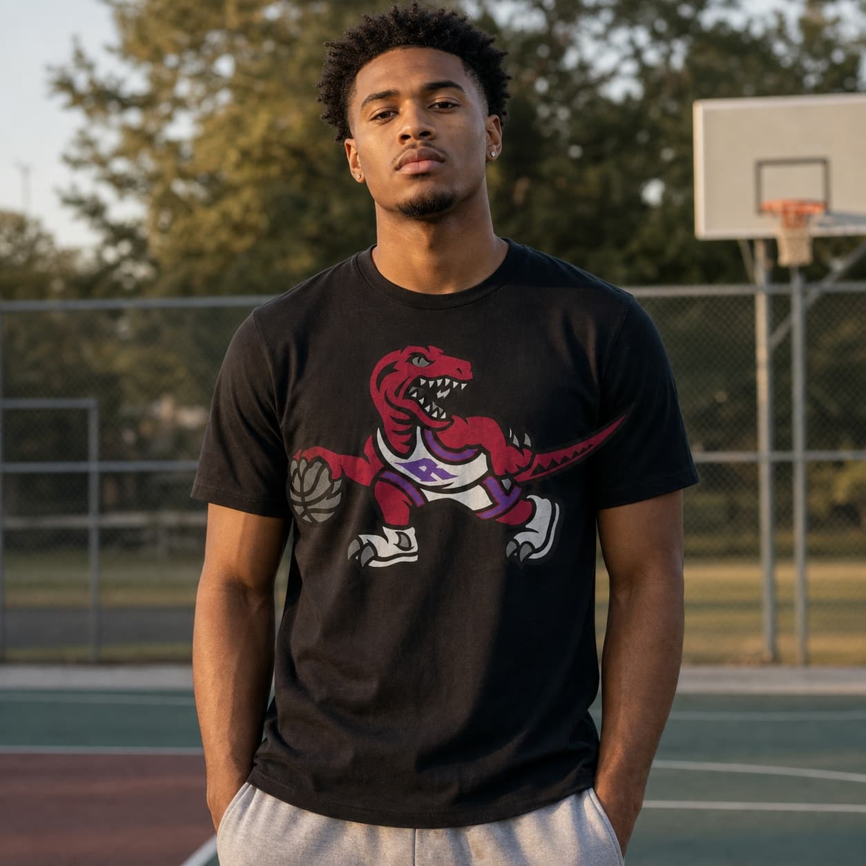 Toronto Raptors Retro Basketball Mascot 1995 Shirt