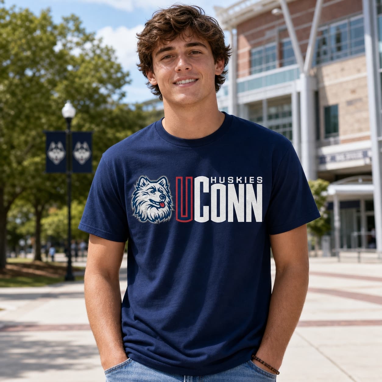 UConn Huskies Retro Basketball 1997 Shirt