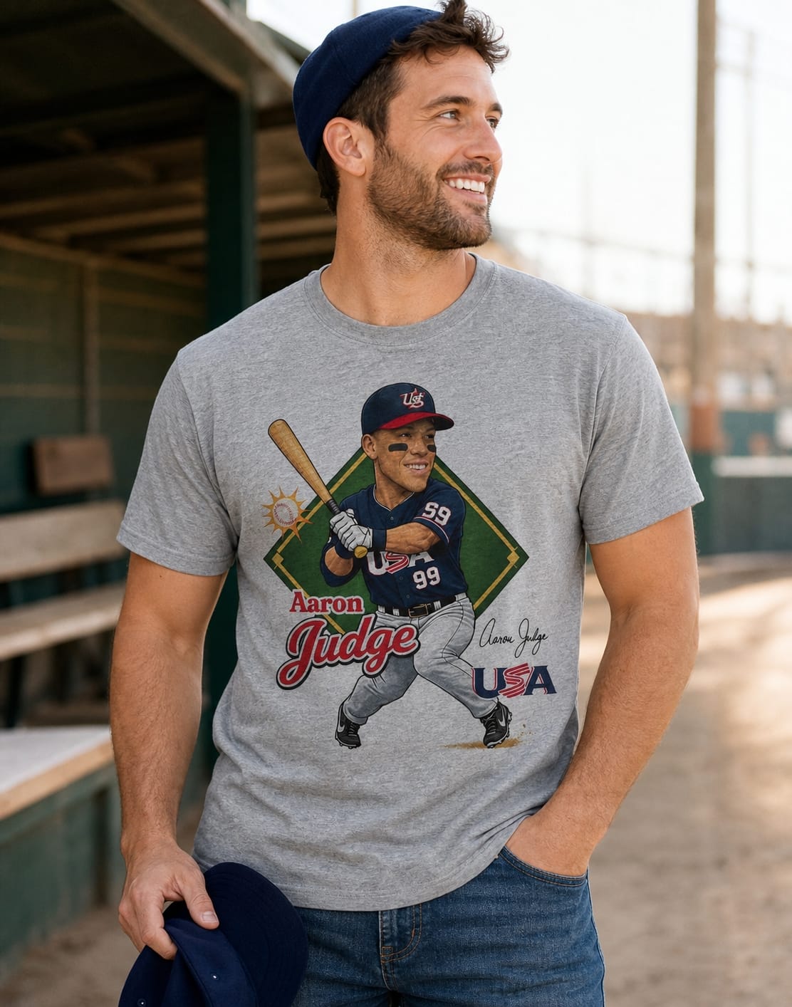 USA Aaron Judge Baseball World Classic T-Shirt