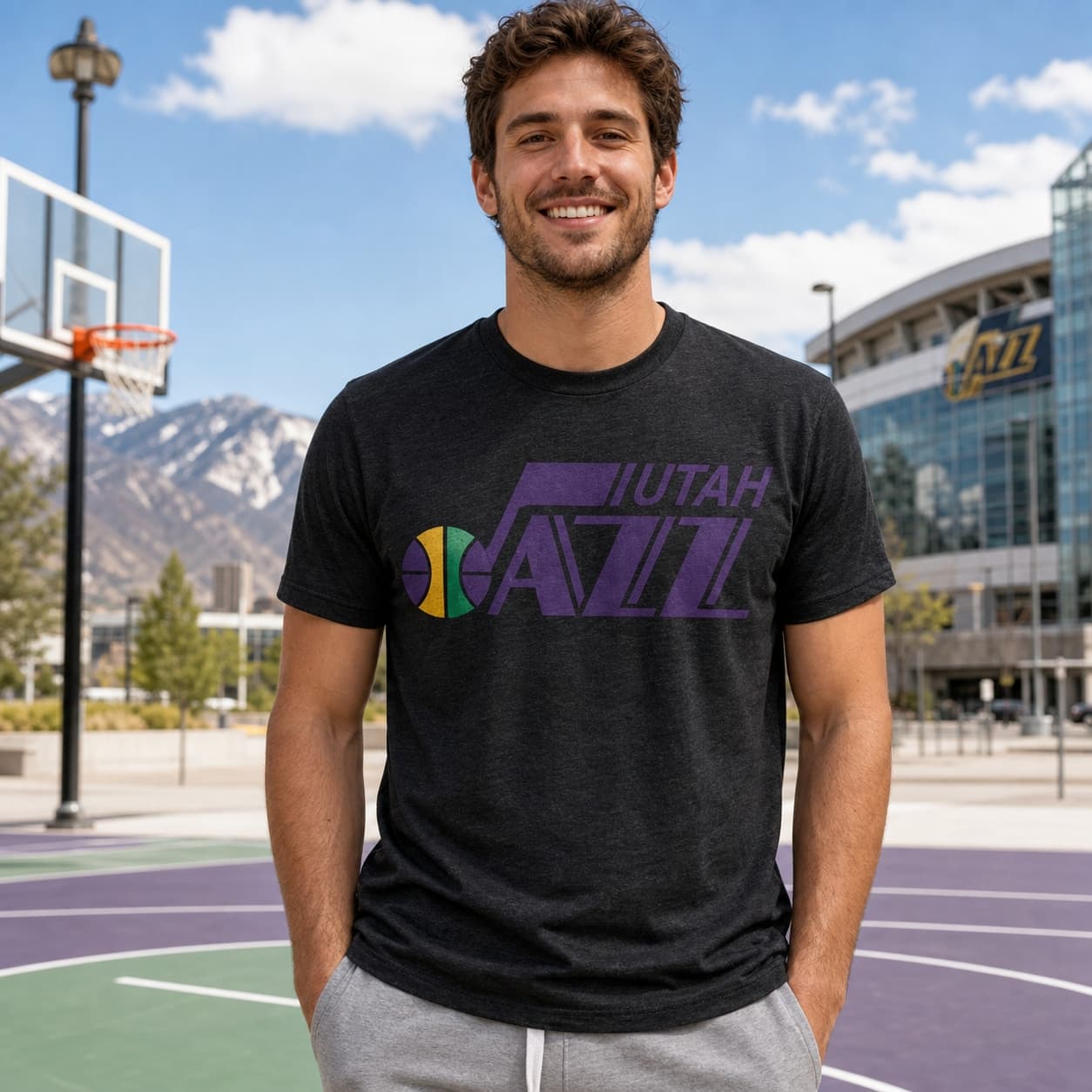 Utah Jazz Retro Basketball 1979 Shirt