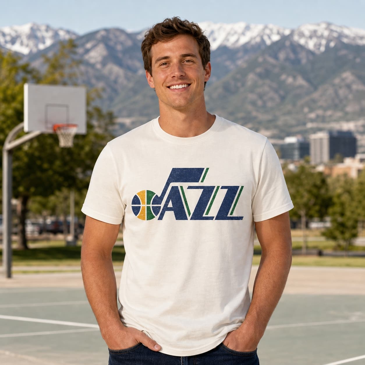 Utah Jazz Retro Basketball 1982 Shirt