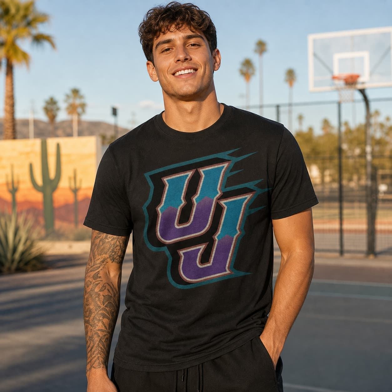 Utah Jazz Retro Basketball 1996 Shirt