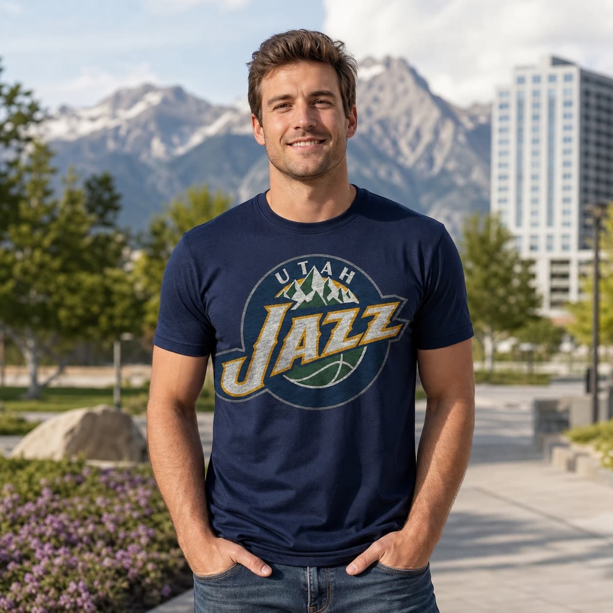Utah Jazz Retro Basketball Classic Shirt