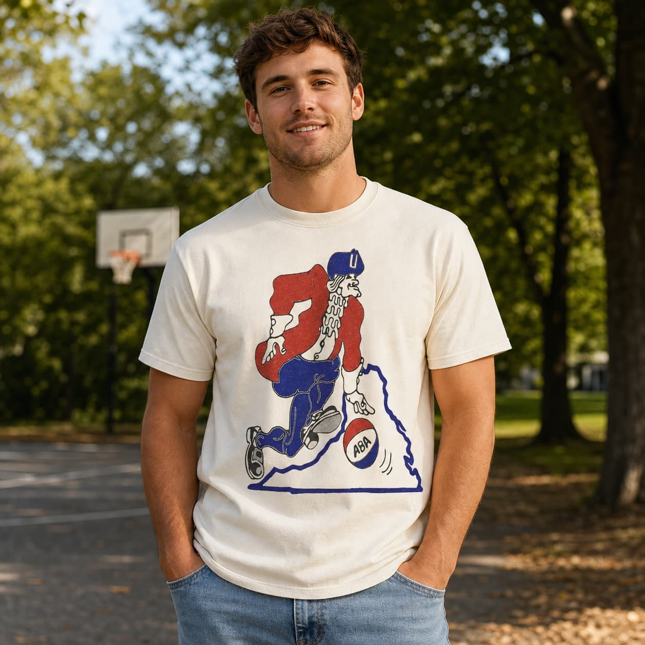 Virginia Squires Retro ABA Basketball 1971 Shirt