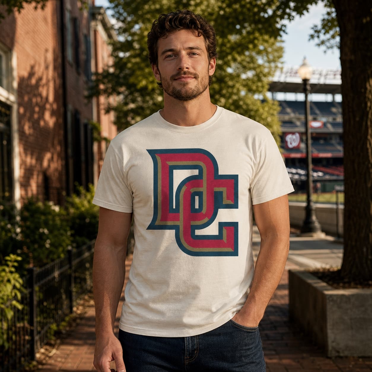 Washington Nationals Retro Baseball 1996 Artwork Shirt