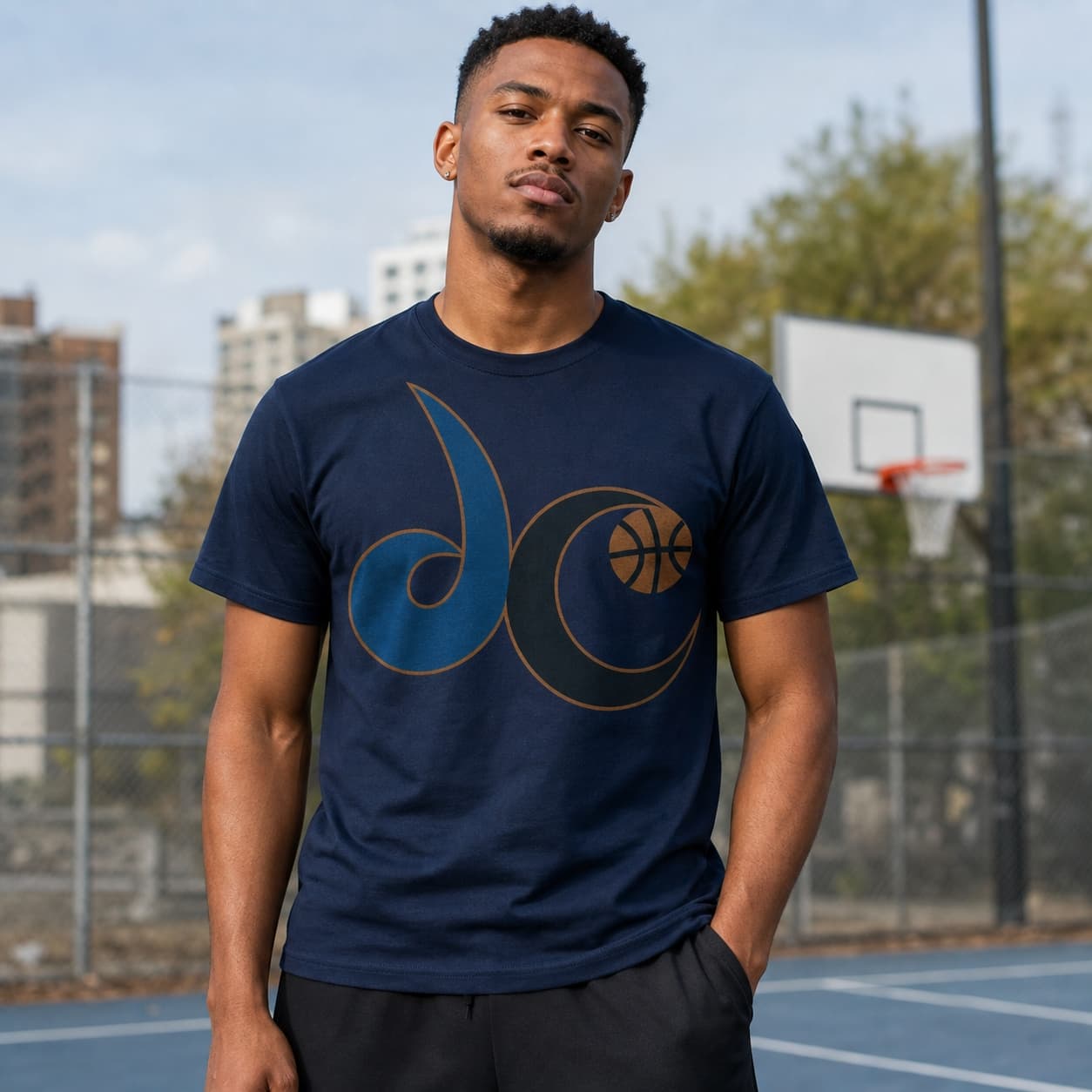 Washington Wizards Retro Basketball DC Shirt