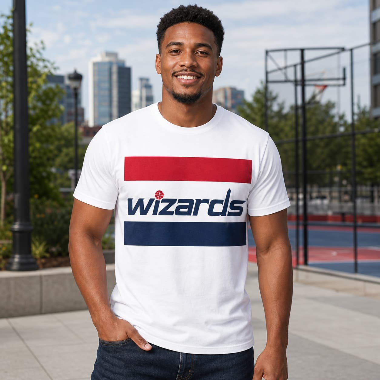 Washington Wizards Retro Basketball Jersey Shirt