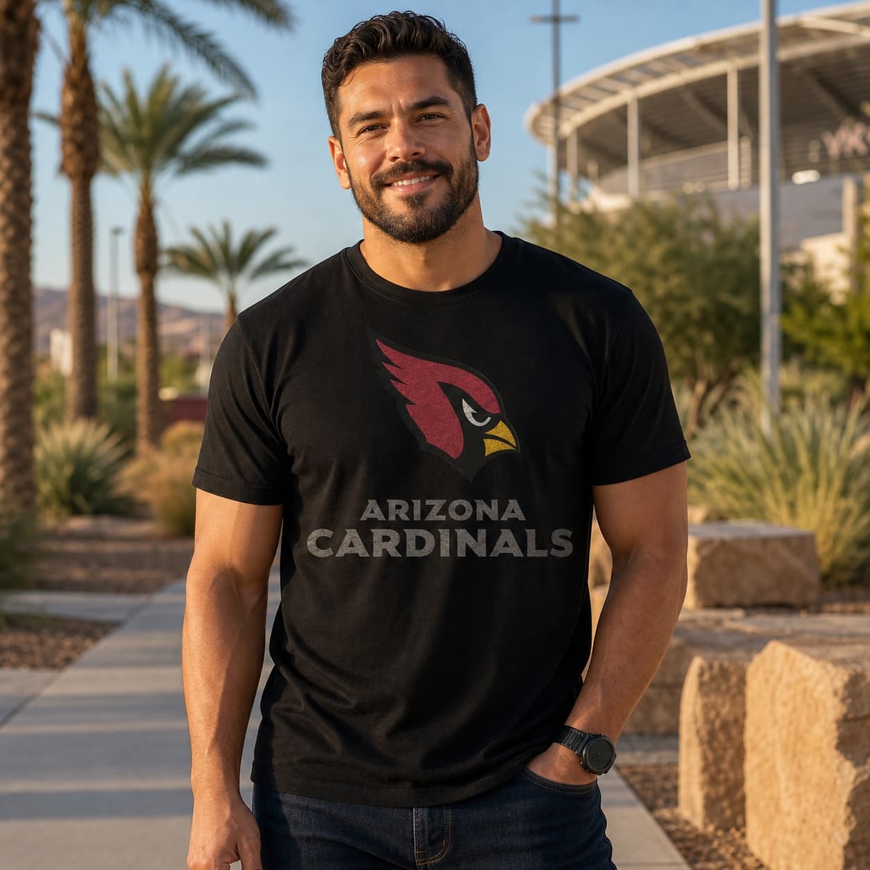 Arizona Cardinals Retro Football 1998 Artwork Shirt