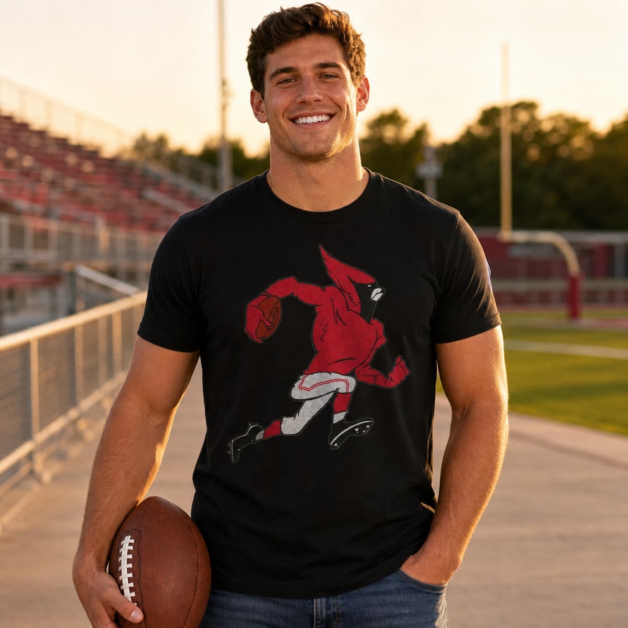 Arizona St. Louis Cardinals Retro Football 1960 Artwork Shirt
