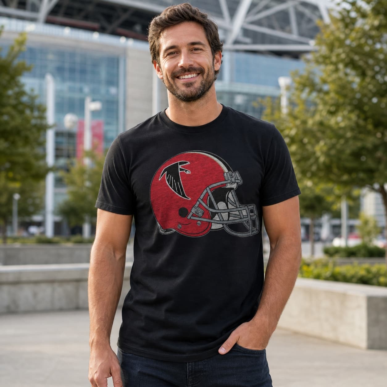 Atlanta Falcons Retro Football 1966 Artwork Shirt
