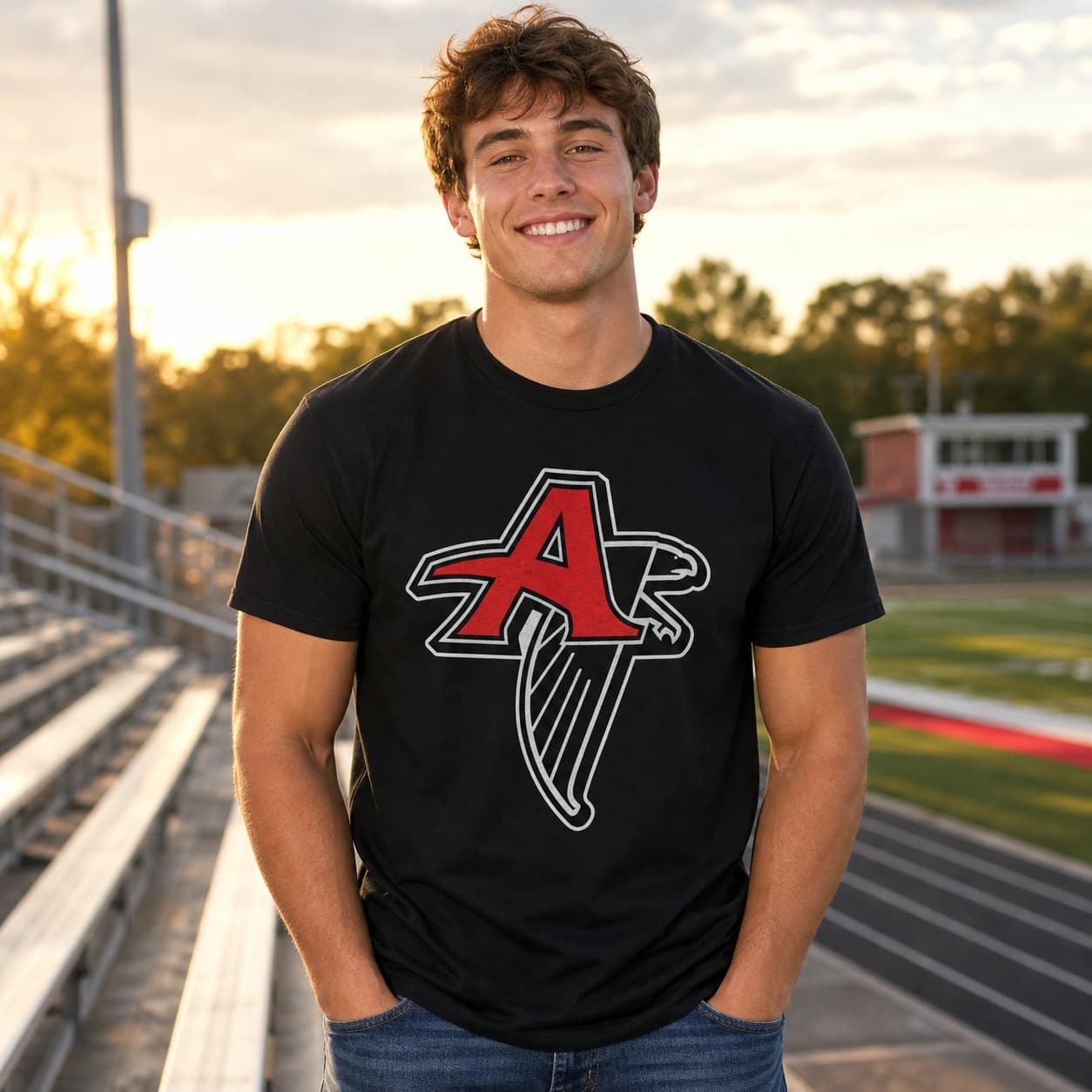 Atlanta Falcons Retro Football 1996 Artwork Shirt