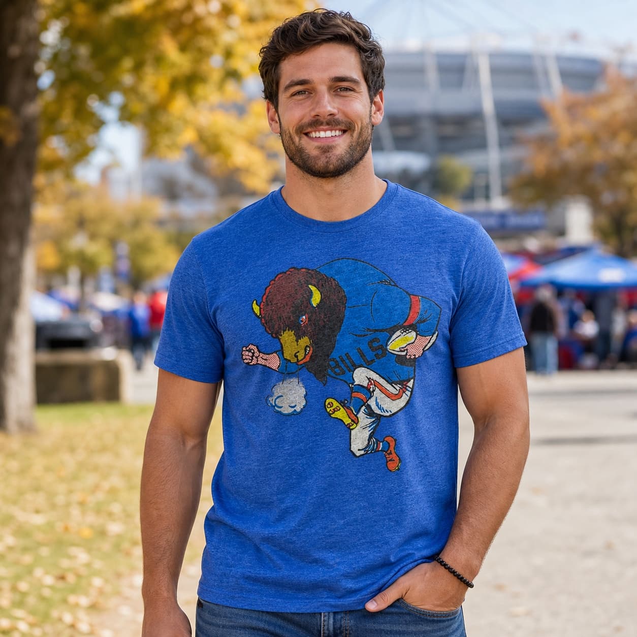Buffalo Bills Retro Football 1955 Artwork Shirt