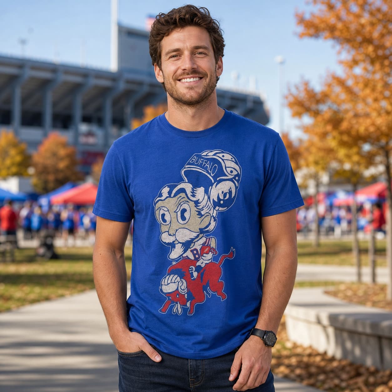 Buffalo Bills Vintage Football 1965 Artwork Shirt