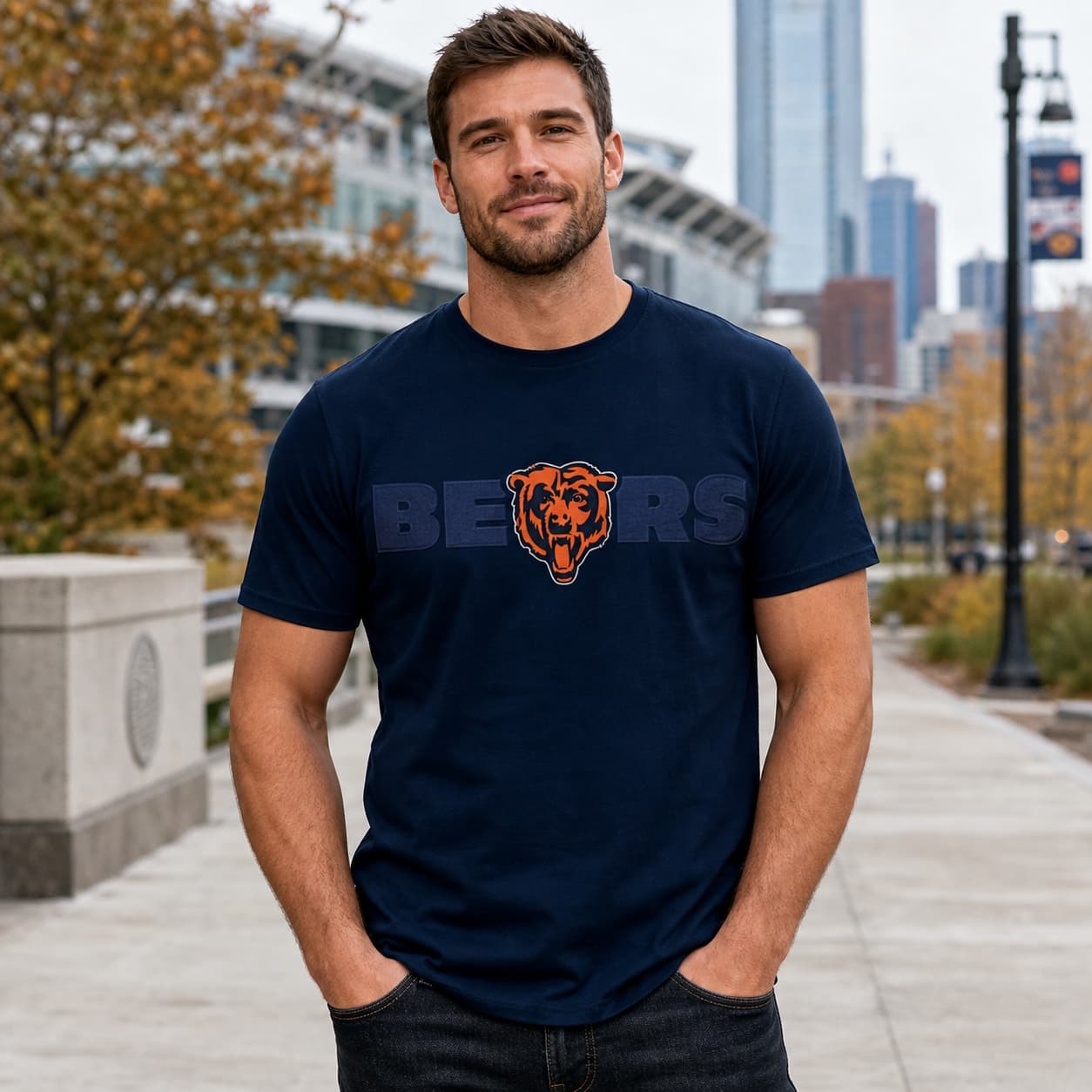 Chicago Bears Retro Football 1982 Artwork Shirt