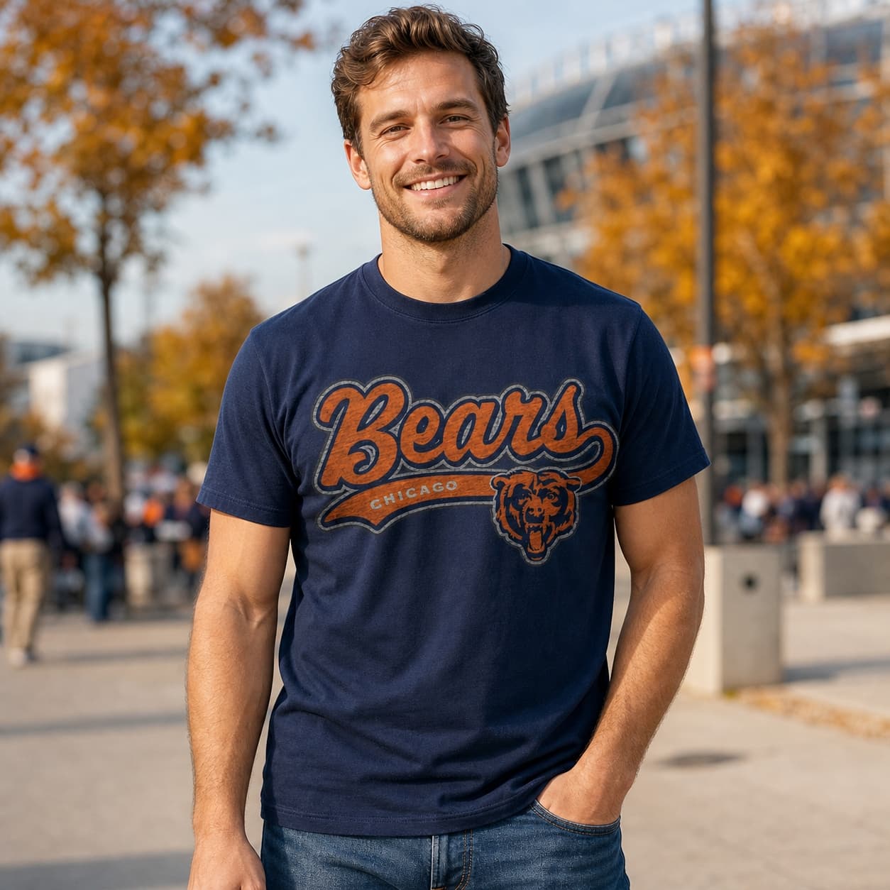 Chicago Bears Retro Football 1985 Artwork Shirt