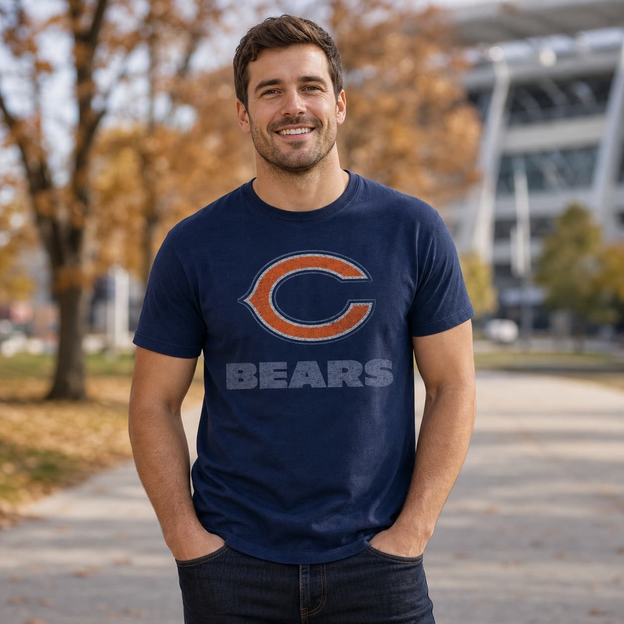 Chicago Bears Retro Football 1986 Artwork Shirt