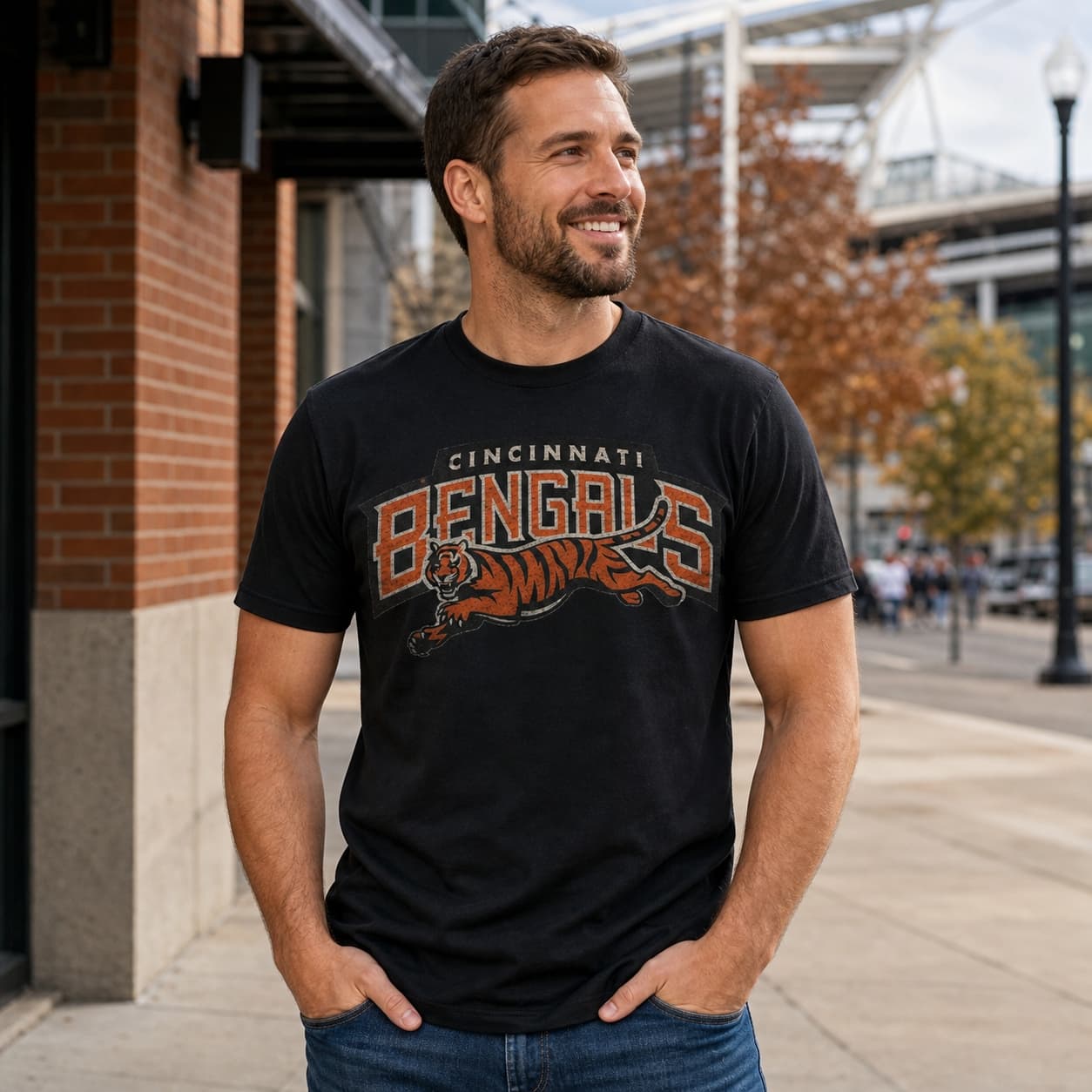 Cincinnati Bengals Retro Football 1992 Artwork Shirt