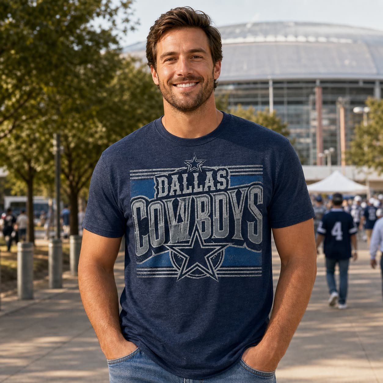 Dallas Cowboys Exclusive Retro Throwback Football Artwork Shirt
