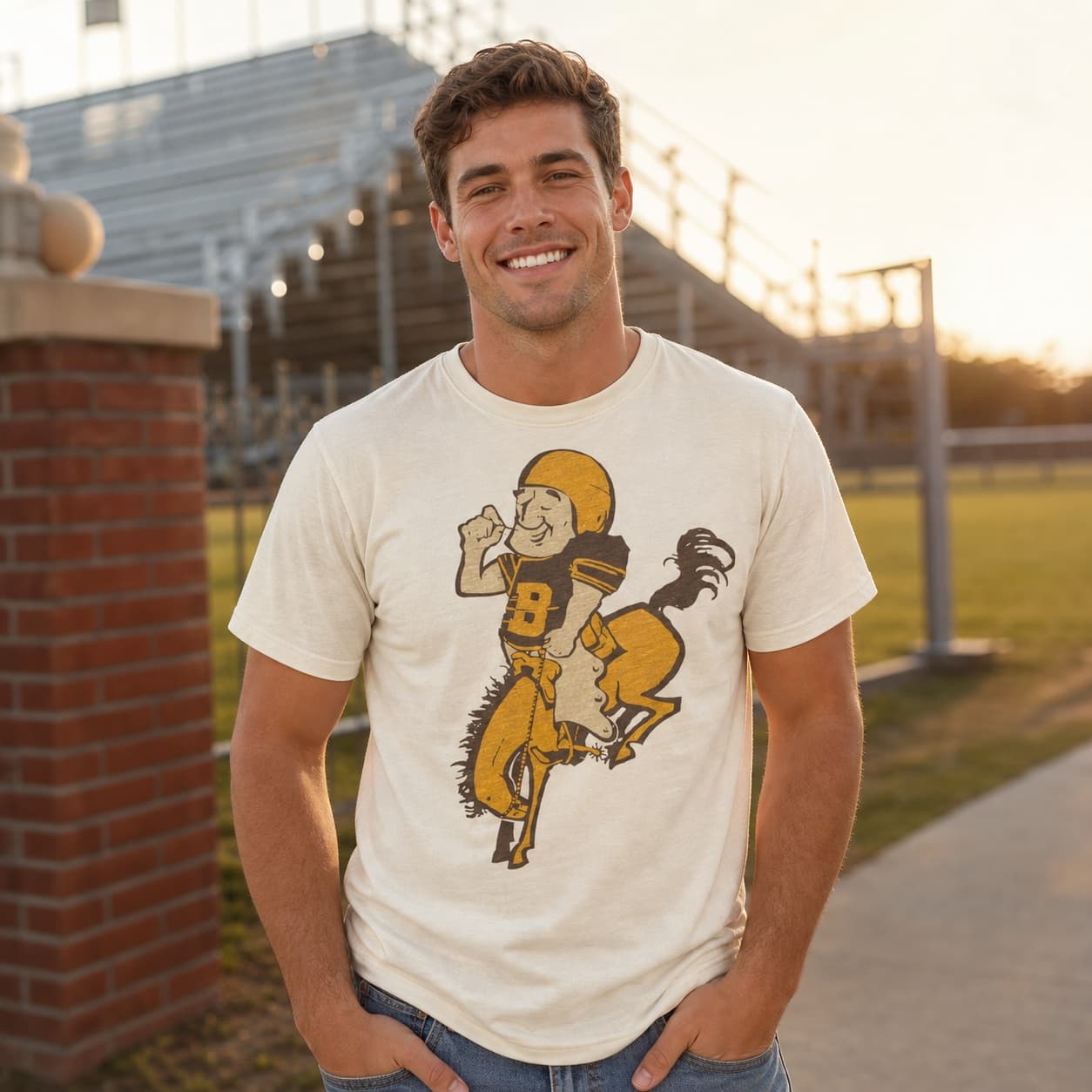 Denver Broncos Retro Football 1961 Artwork Shirt