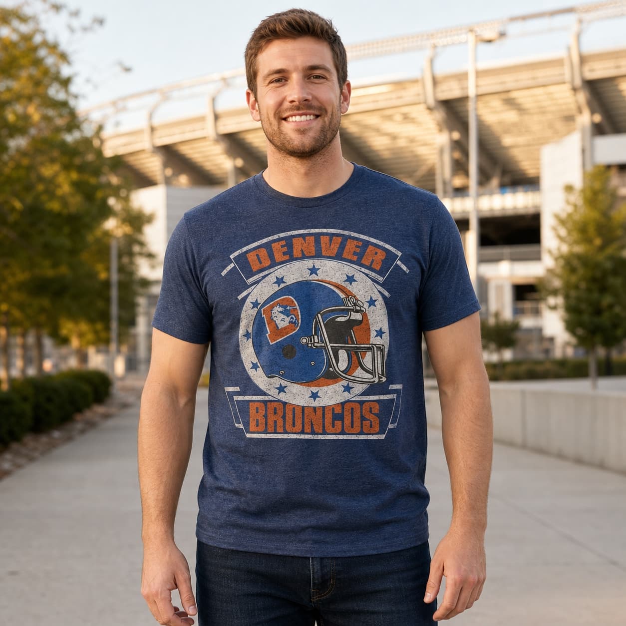 Denver Broncos Retro T-Shirt