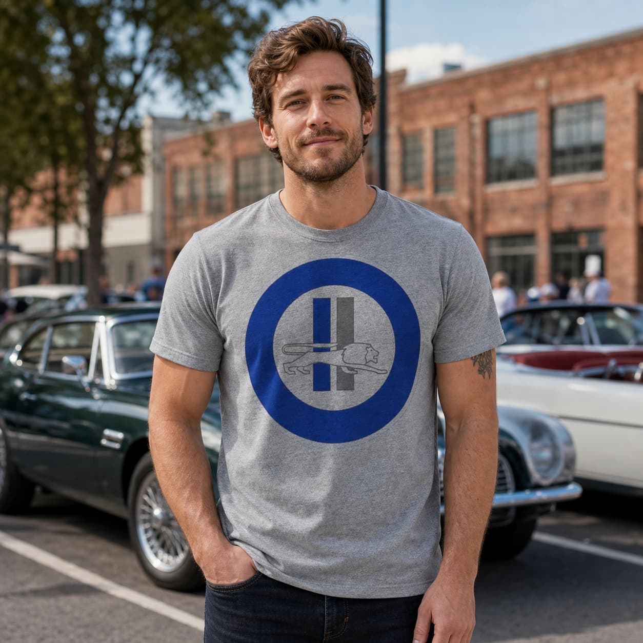 Detroit Lions Retro Football Circle 1961 Artwork Shirt