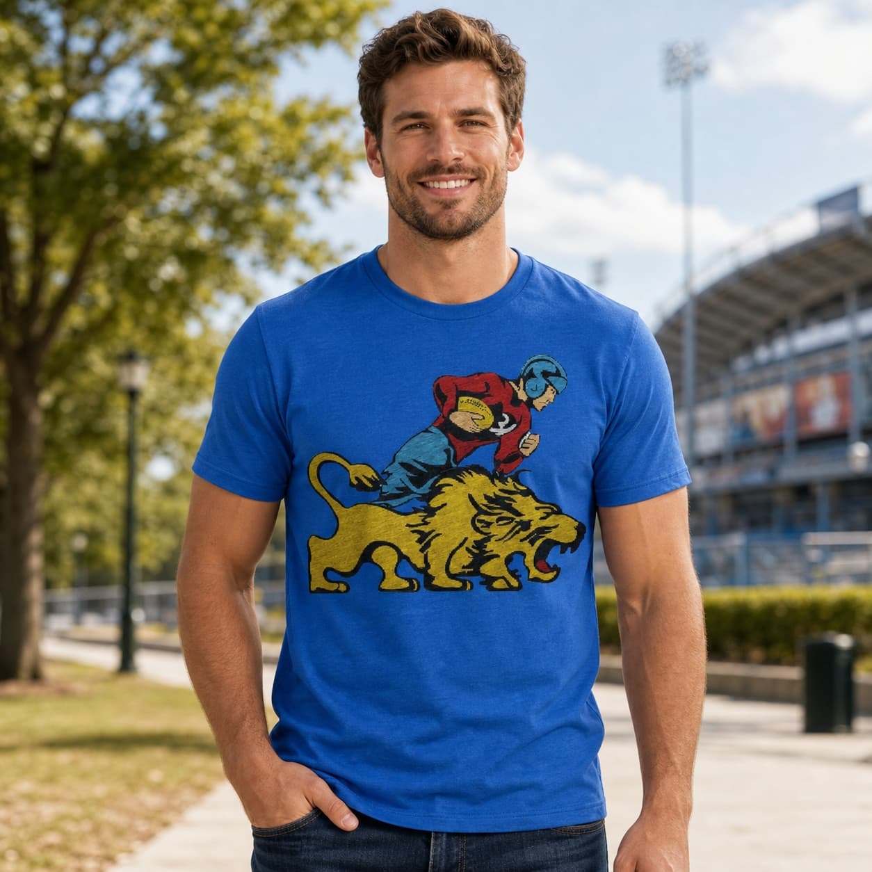 Detroit Lions Vintage Football 1929 Artwork Shirt